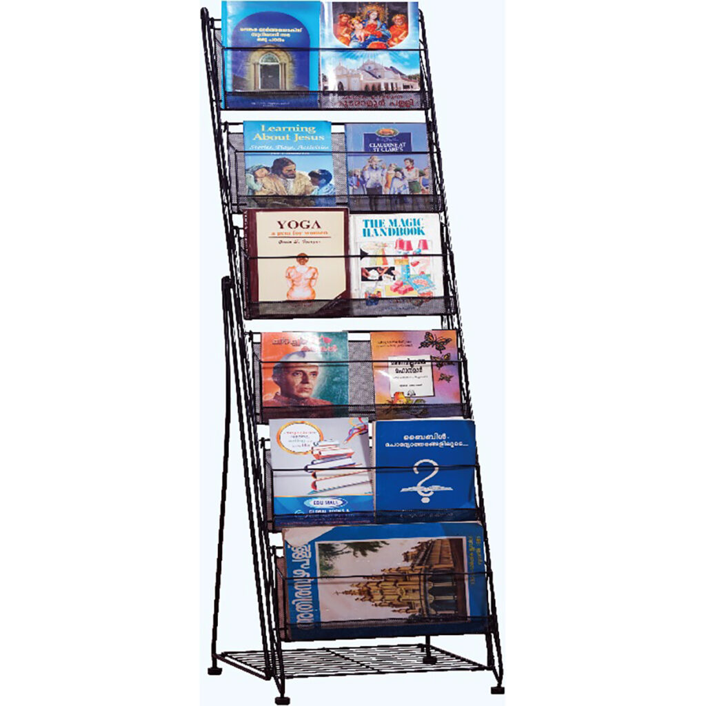 WIRE TYPE BOOK DISPLAY STAND (12) - Philtech Library Services